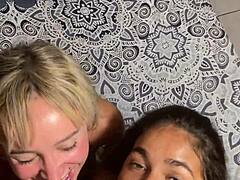 Bisexual Latina Milf Humiliates Cute Guy with Sexy Big Tits