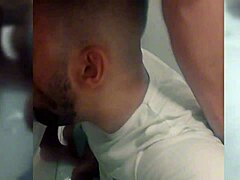 this coroa gave me cash to suck his dick in the gym locker room 😏 wild public toilet action!