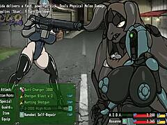 Robot Sexual And Friend Engage In Cute Outdoor Public Sex With Tits