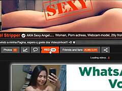 Sexy latina in white tight yoga pants teases ass with camel toe exposure and delivers blowjob