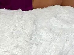 Stepmom Flashes Pussy Between Legs