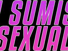 Look at this young USA girl with huge saggy tits and big nipples giving POV balloon paja!