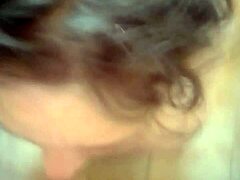 Humiliating FAT Pig Wife with ASS Tease in TOILET for FACIAL CUM