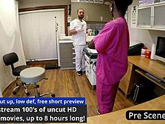Don't tell doc I cum on the clock says nurse Rina Arem in solo masturbation with toys.