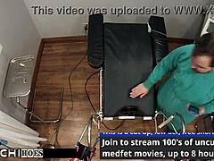 latina freshman alexa rydell spreads shaved pussy for doctor tampa fingering and hitachi orgasm in hospital exam