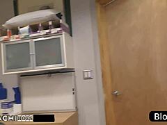 Don't tell doc I cum on the clock says nurse Rina Arem in solo masturbation with toys.