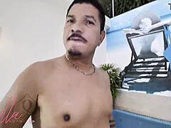 Paolla hotwife bends over moaning squirting cumming and fucking her bull on friday