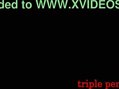 brunette latina nuria millan celebrates birthday with interracial gangbang. she takes double penetration, dap, dvp, tp, deepthroat, choking, spitting, and cum swallows without piss.