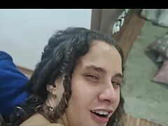 Skinny blonde takes on a massive cock, but can she handle the intense anal with porn actress Dutra Sura?