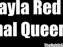 Layla Red introduces her BBC dildo for freak anal lover play.