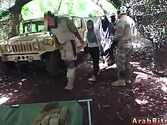 Blonde Milf Delivers Tempting Outdoor Blowjob in Uniform Away from Home Setting