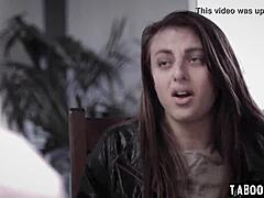 Evelyn claire rescues gia derza from streets with taboo lesbian licking