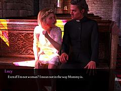 Crossdresser Takes Big Cock Blowjob and Anal Creampie in Translucydity Ending 3