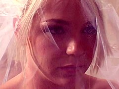 Newly Married Sucks Two Huge Cocks