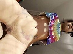 hey, this naughty nymph gave a wet blowjob and fucked on the hammock 😈