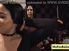 horny busty brunette teen 18+ seduces sound guy and sucks his dick with nia bleu brett maker