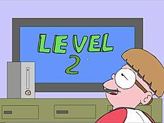 Intense Comic Flashing Session on the Couch with Erotic Twists