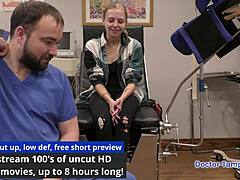 Доктор Тампа впервые осматривает киску Авы Сирен!