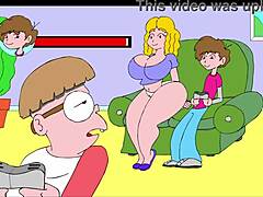 Intense Comic Flashing Session on the Couch with Erotic Twists