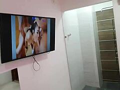 Blonde shakes through 12 intense orgasms while bent over in doggystyle pounding