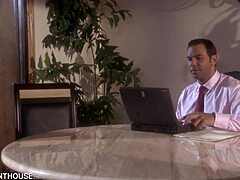 Brunette sex kitten Tristan Kingsley gets cum covered after big dick fuck!