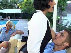 i'm addicted to this femdom cougar milf's wild wet orgy moans