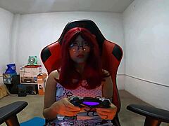 Play with my pussy and fill it with cum while gaming?