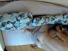 does my fitness wife look hot in lingerie for hubby?