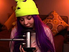 moona whispers soothing asmr ear licks in intimate session.