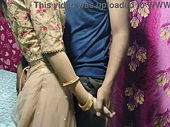 Desi girlfriend sneaks hard fuck from boyfriend before her Indian wedding ceremony