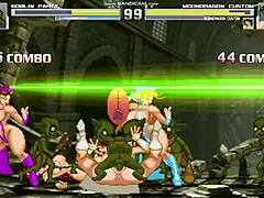 mondragon fights monsters fucking big tits in goblin temple 😏