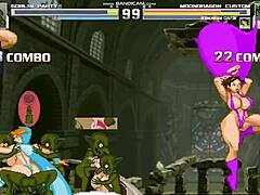 mondragon fights monsters fucking big tits in goblin temple 😏