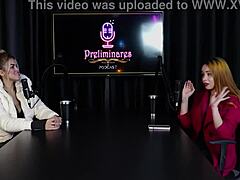 Jhocy Bia Hot Sheer Red Lingerie Tease in Swinger Podcast Compilation