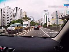 Cuckold Watches Wife Fuck Hired Security In See-Through Outfit