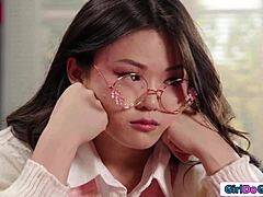 Asian lesbian college orgy petite fingering face sitting pussy licking