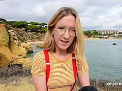 i can't stop watching amelia toy her stocking-clad pussy