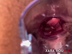 fat hairy bbw mature spreads legs for huge anal speculum gaping