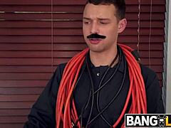 Arietta's perfect pink pussy craves big tits blowjob pounding