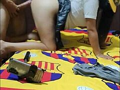 Sexy nympho mother-in-law films homemade porn riding cock wildly moaning like slut begging wet genitals fuck!