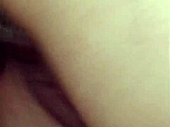 sexy pierced nipples footjob ends in creampie