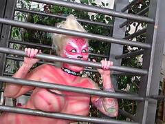 Kitten licks courtney's tattooed pussy deep while babe plays with her big natural tits