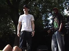 i can't resist angelina valentine's tattooed threesome with bbc ass to mouth!