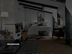 Overstuffed Chubby Blonde Plays to Explosive Cut-Off End!