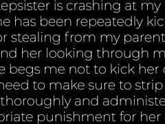 What happens when step-sister crashes and robs you after wild night?