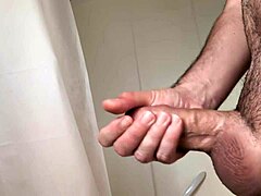 hey wanna watch me stroke my big cock close up before jumping in this hot bath?