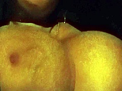 She flashes tits on public car ride