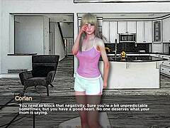 Overstuffed Chubby Blonde Plays to Explosive Cut-Off End!