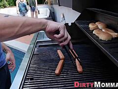 mature stepmom feels wild ecstasy jizzed by monster cocks