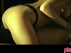 blindfolded teen pornstar blows old guy in sex motel room