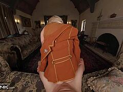 VR BLONDE MILF ASHLEY GRAHAM FUCKS RIPPED TIGHTS RESIDENT EVIL COSPLAY